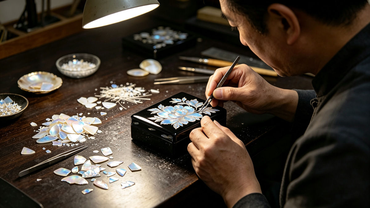 NACREVERSE mother-of-pearl lacquerware